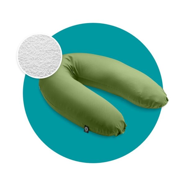 mjuka voedingskussen microparels groen